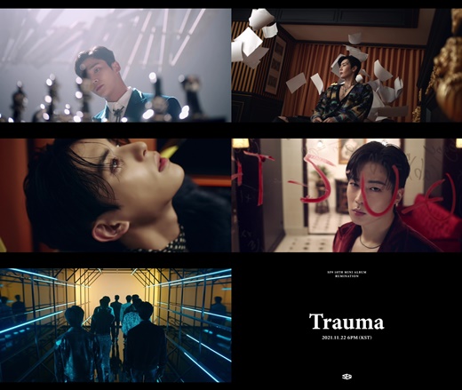 Group SF9 returns to its new song Trauma, which will be the final version of deadly sexy.FNC Entertainment, a subsidiary company, released a music video teaser for the title song Trauma of the mini 10th album RUMINATION through the official SNS of SF9 on the 15th.In the released music video teaser, it featured SF9, which is struggling with repeated memories (RUMINATION).Members who are suffering in their own situations change the atmosphere of the song at once with a splendor with the lyrics I will change the drama in the middle of the teaser.Since then, the members have gathered in one space and walked to the new RO WOON level, stimulating the curiosity about the future to face.Especially, the performance of the title song Trauma, which was briefly reflected in the teaser, makes SF9 expect another performance of the past.Trauma is a song about SF9 that will go to the new RO WOON dimension without being trapped in trauma.The grove and emotion of retro funk and soul were reinterpreted with a modern sense.The entire song and title song music video for SF9s mini 10th album RUMINATION will be released on November 22 at 6 pm on the main music source site.