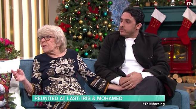영국 방송 ‘오늘 아침’(This Morning)에 출연한 아이리스 존스와 모하메드 이브리함 ‘This Morning’ 방송캡처
