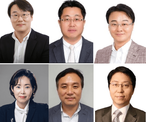 (왼쪽부터) 삼성SDS 권영준 부사장, 서호동 부사장, 옥재준 부사장, 이은주 부사장, 이정헌 부사장, 임종칠 부사장(이미지=삼성SDS)