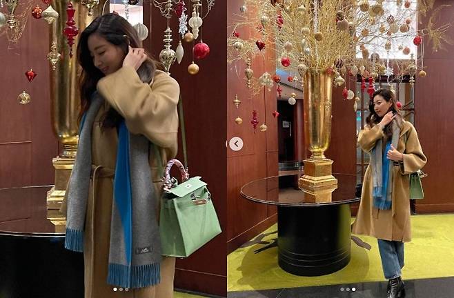 Actor Kim Sa-rang has attracted attention by revealing the recent outings where the goddess visuals stand out.Kim Sa-rang posted a picture on his 11th day with his Christmas tree emoticons through his instagram.The photo shows Kim Sa-rang, who went out with a beige coat, jeans and black color boots.Kim Sa-rang, who posed in front of the Christmas tree decoration, admires the superior beauty and dazzling beauty.Fans responded that Tree is pretty and love is more beautiful, It is also nice, It is beautiful and It is still a goddess.On the other hand, Kim Sa-rang met with fans through the TV drama Revenge, which ended in January, and is currently looking for his next work.
