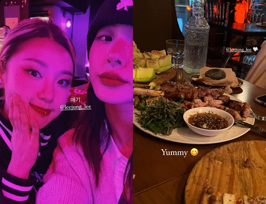 Dancers no:ze (real name No Ji-hye and 25) and li Jung (real name Lee I-jung and 23) met.No:ze tagged Li Jungs SNS account with an article entitled Yummy on his Instagram Story on Friday night, with foody foods such as fruit and meat drawing attention.Baby, he also posted a selfie. No:ze and li jung in the uploaded photo took a picture with their faces close to their faces.In the lovely expression of li jung, I feel the charm of playful.No:ze showed off her innocent beauty by staring at the camera with languid eyes - two people who had a happy time enjoying delicious food.No:ze and li jung are appearing as judges on the cable channel Mnet Street Dance Girls The Fighter.