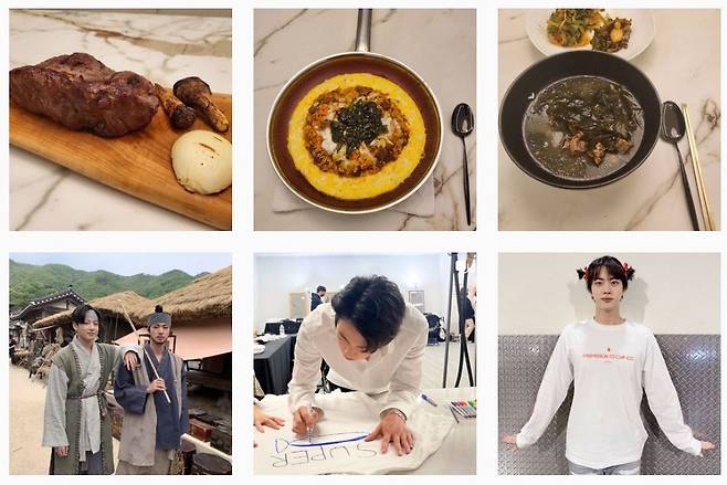 /사진=방탄소년단 진 인스타그램