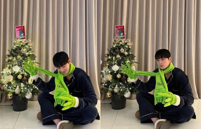 Singer and actor Cha Eun-woo has released a picture of the visuals that are torn to the ground.Cha Eun-woo posted several photos on his 26th day with his article Christmas day through his instagram.The photo shows Cha Eun-woo posing in pajamas in front of a mini Christmas tree.Cha Eun-woo, who is smiling with a cute scarf and gloves on his pajamas, admires it with a sculpture visual that becomes a pictorial no matter what.Meanwhile, Cha Eun-woo will meet fans through OCN new drama Ireland.Based on the same name Webtoon, Ireland is a fantasy drama that digs into the secrets hidden in Jeju Island, a beautiful island in the South Sea.