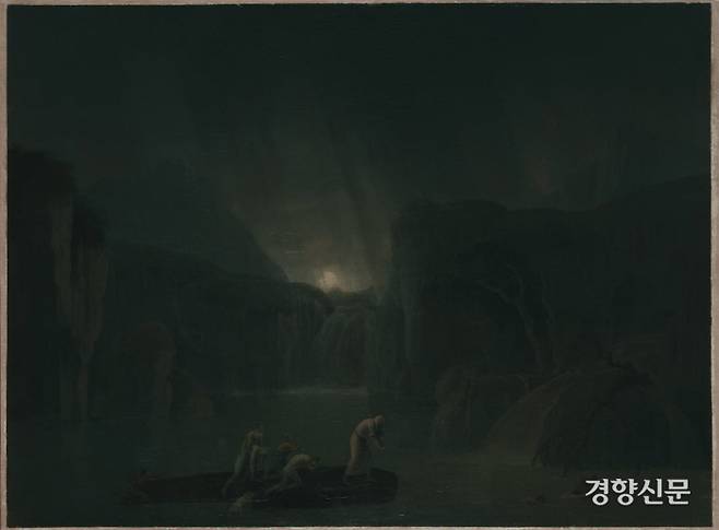 제이콥 모어, 대홍수, 1787, 캔버스에 유채, 150.4x204.6㎝. 출처 테이트미술관