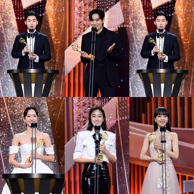 Kim So-yeon won the grand prize at the 2021 SBS Acting Grand Prize held at SBS Prism Tower in Sangam-dong, Mapo-gu, Seoul on the afternoon of the 31st.Kim So-yeon appeared with tears and said, Thank you.Lee Ha-nui Lee Sang-yoon won the Best Actor Award for Mini Series Comedy and Romance. Lee Ha-nui said, I think this award is a prize made by viewers.I would like to say thank you very much.  Wonder Woman was a big challenge.There was a need to confront prejudice, and I wanted to be able to do even me for the role.I took a shot, thinking that I would like to give a good energy to viewers even if one person sees it. I think it was a prize that was pleasantly responded to. I had a good thing a while ago, and I would like to thank my half for this award and share my joy, he said.Lee Sang-yoon said, I can not qualify, but I got a big prize when I met good people. The drama Wonder Woman was a gift-like work.I enjoyed filming, but I am grateful for the big prize. Oh Na-ra, Kwak Si-yang won the Best Character Award. Oh Na-ra said, In fact, I first receive the award from the broadcasting station.After a long time as a musical actor, he made his debut on SBS in 2008 for his first drama. It seems to be meaningful to receive his first prize on SBS.I think this place is far from me, so I have been working with gratitude just to be in the field, but now I feel like you are admitting it. Oh Na-ra also expressed his heart toward his boyfriend Kim Do-hoon, saying, I am a long-time lover, and I always want to go to the new person to boast about this prize quickly.There were many good moments when I played the character Kang Ha-na, but there were many lonely moments, and I think I was able to enjoy the scene with strength while watching the staff and actors who suffered every time, he said. I will be an unashamed actor.Ahn Hyo-seop said, Thank you for your precious prize. Time Hunggi is a work made by many people.It started when it was coldest and ended when it was hottest. I expressed my gratitude to the production team who shared Timmy Hunggi.Ahn Hyo-seop, who thanked his acquaintances, also thanked his opponent actor Kim Yoo-jung, and Kim Yoo-jung replied, Congratulations.Choi Joo-heon won the mens best acting mini-series comedy and romance.Choi Joo-heon thanked the directors, writers, and other production and actors for saying, Jang Ki-yong is in military service and lets meet in a healthy way.We are grateful to the viewers who have watched us in a precious time.The Womens Excellence Award for Best Actress miniseries comedy and romance was won by Jin Seo-yeon.I dont know what to do with a good prize, said Jin Seo-yeon, and I think its the second big prize I met after my debut.Son Sang-yeon, who is in military service, will attend the awards ceremony on vacation. Son Sang-yeon, who took the stage in military uniform, expressed his gratitude to the crew and family of Deutsches Jungvolk.The New Woman Award is Penthouse, Choi Ye-bin That year were in Noh Jeong-ui won. han ji-hyunI am grateful for the opportunity to learn and grow my acting, said Choi Ye-bin, who received a good work called Penthouse and received an overly reward.I will work hard because I mean to be a good actor like my seniors and to act for a long time.△ Subject: Kim So-yeon△ Directors Awards: Choi Woo-sik Kim Da-mi (that year we)△ Womens Best Performance Award miniseries genre and fantasy category: Kim Yoo-jung (Timmy Hunggi)△ Mens Best Performance Award miniseries genre and fantasy category: The Good DetectiveTaxi△ Womens Best Performance Award miniseries comedy and romance category: Lee Ha-nui (Wonder Woman)△ Mens Best Performance Award miniseries comedy and romance category: Lee Sang-yoon (Wonder Woman)△ Achievement Award: Kim Soon-ok (Penthouse3)△ Womens Best Character Award: Oh Na-ra (RocketDeutsches Jungvolk)△ Best Male Character Award: Kwak Si-yang (Time Hunggi)△ Womens Outstanding Performance Award Miniseries Genre and Fantasy: The Good DetectiveTaxi△ Mens Excellent Performance Award Miniseries Genre and Fantasy: Ahn Hyo-seop (Timmy Hunggi)△ Miniseries Comedy and Romance Outstanding Performance Award Women: Jin Seo-yeon (Wonder Woman)△ Mini-series comedy and romance best acting man: Kim Joo-heon (now breaking up)△ Best Couple Award: Kim Yoo-jung Ahn Hyo-seop (Timmy Hunggi)• Supporting Team Division: Deutsches Jungvolk△ Female Supporting Actress Miniseries Genre and Fantasy: The Good DetectiveTaxi△ Mens Supporting Actors Mini-Series Genre and Fantasy: The Good DetectiveTaxi△ Female Supporting Actors Mini-Series Comedy and Romance: Park Hyo-joo (Im Breaking Up Now)△ Male Supporting Actors Mini-Series Comedy and Romance: Song Won-seok (Wonder Woman)△ New Steeler Award: The Good DetectiveTaxi△ Womens Youth Acting Award: Lee Jae-in (RocketDeutsches Jungvolk)△ Male Youth Acting Award: Tang Joon-sang (Rocket Girls Club)△ Womens Rookie of the Year: Choi Ye-bin (Penthouse3) han ji-hyun(Penthouse3) Noh Jeong-ui (that year we)△ Male Rookie of the Year: Kim Young-dae (Penthouse3) Choi Hyun-wook (RocketDeutsches Jungvolk) Son Sang-yeon (RocketDeutsches Jungvolk)