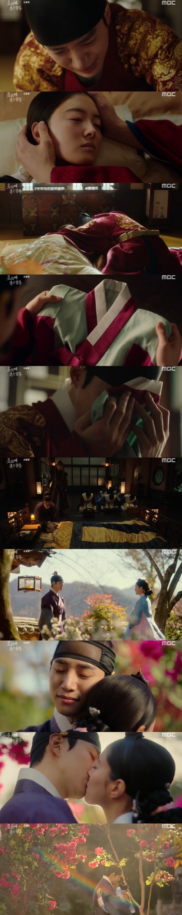 Lee Joon-ho, who had been apologizing that I never love like Mama, eventually met the tragedy of his life with the love of the king in the sense of duty of the king.Lee Joon-ho, Lee Se-youngs love only achieved Young One happiness after death.MBCs Golden Earth Drama The Red Sleeve (playplayed by Jeong Hae-ri / directed by Jeong Ji-in, Song Yeon-hwa) was broadcast on January 1st, and the sad love of Lee San (Jungjo, Lee Joon-ho), Sung Deok-im (Uibin, Lee Se-young), who became a family but was not happy until the end, was drawn.On this day, Hwabin (Lee Seo-bu) was caught up in speculation and put the sin of the connection on Sung Duk-im.Hwabin, who extended a blue paltosh with his great-grandfather, claimed that Sung Duk-im had met the man regularly, and finally chose Sungdeok with the contrast (Jang Hee-jin) that was in conflict with Lee San and his brothers excursion.The false name of this virtue was solved by Lee Hye-bin Hong (Kang Mal-geum).Lee Hye-bin Hong showed up in time to inform that the misunderstood man was Sung Duk-ims pro-brother, Sung Sik (Yang Byung-yeol), and that Sung Duk-ims father was a drowning man with the apostle.Hwabin insisted that Sungdeok was the child of a traitor who had a sinner this time and asked for a beheading, but he was able to overcome the crisis by worrying whether the separation was a question of the kings legitimacy.Afterwards, Isan ordered that Sungdeok be brought into my precipitation tonight in the name of not letting anyone touch the castle anymore.At first, Sung Duk-im rejected the Seungeun of this discrete, but said, I can live without seeing me for the rest of my life. If you really refuse me tonight, I will let you go.Instead, I do not see it again. After all, I spent a night and became a seungeun palace.Sung Duk-im was reappointed in three months in the love of Seungeun in the extreme love of the separated world, but the separation was not pleased by the kings duty.After hearing the news of Sung Duk-ims reappointment, he found the palace, not the Agnaldo Timóteo night, to comfort the heavy war that had been long for it but could not be reappointed.Sung Duk-im, who heard that the waiting mountain would spend the night in the palace, told Seo Sang-gung (Jang Hye-jin), I know that the king is not my father but the Jiabi of Mama.I already knew from the beginning that I could not hope for anything to the King and I should not expect anything. The separated society symbolizes a harmonious couple to Sung Duk-im, who will be a formal bin, and has lowered the righteousness that means I like.But as they hoped, they did not become a harmonious couple.Sung Duk-im lost his son Moon Hyo-seja to plague during pregnancy, and his comrade Son Young-hee (Lee Eun-sam), who had a relationship with the star, suffered the death.Sung Duk-im was hurt by the separation of the duty as a king and the decision as a king in all of this, but I knew from the beginning that you were such a person.I can not help myself, he said.Sung Duk-im recalled the happy Donggung and the days of the courtesan, and someday Agnaldo Timóteo would come back.However, Sung Duk-im eventually died without seeing the flower bloom again in the flower tree of the hall. Sung Duk-im, who fell during pregnancy, felt his last and found his comrades, not separated.Isan was not able to do this, and he asked, Did you not love me at all, did not you give me a very small heart?Sung Duk-im said, If I did not like it, I would have run away at any cost.I do not know that it was my choice to stay with the King in the end. Since then, Isan has been devoted to his life as a king, a perfect monarch who hears the word Taepyeongseongdae for the people and Sunggun for his servants.But I still had no forgotten that Isan was a holy virtue; the middle-aged Isan lay ill and closed his eyes, and the brief dream returned the Isan to the happiest of times.In my dream, Sungdeokim was still by the side of the discrete, and a lonely life without Sungdeokim was only a nightmare.Isan once again directed to Sungdeok in his dream, I never love like Mama.I will keep it to the end, the person I love. I soon realized that this is not real.So, Isan led Sung Duk-ims hand to see the flower tree of the hall that he promised to do but did not see.Then go back to the waiting people. The place to be is here. It turns out there is not much time. I could not wait. So love me.Please, love me, he asked.