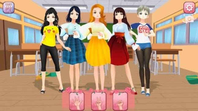 싱가포르 게임 개발사 팔콘 글로벌이 출시한 '와이푸(Waifu)' 게임 이미지. 사진 모바일인덱스 캡처