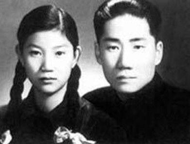 1948년 결혼할 무렵의 류쓰치와 마오안잉 부부. <한겨레> 자료사진