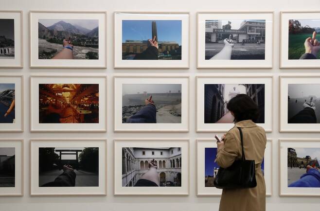 국립현대미술관에서 열리고 있는 중국 출신 작가 아이 웨이웨이(艾未未) 개인전 풍경. /뉴시스