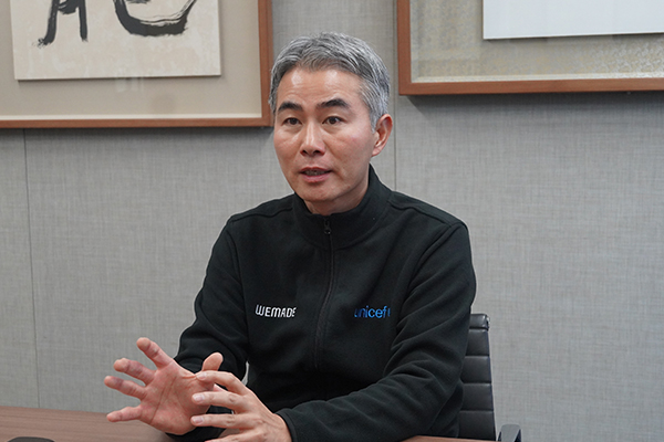 Wemade chief executive Chang Hyun-gook