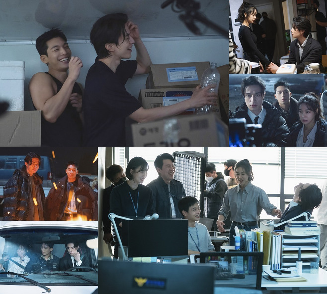 ‘배앤크’ 현장 비하인드 컷이 공개됐다.사진=tvN 제공
