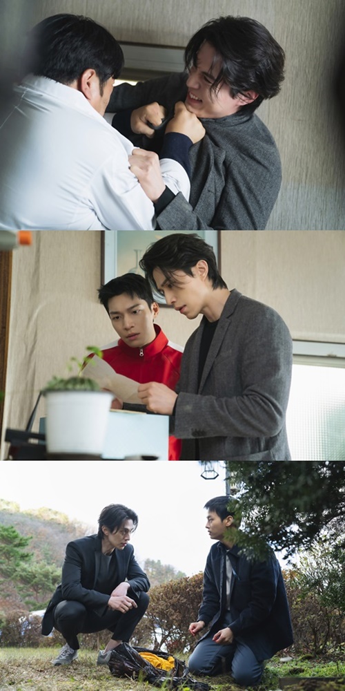 이동욱 위하준 차학연 사진=tvN ‘배드 앤 크레이지’