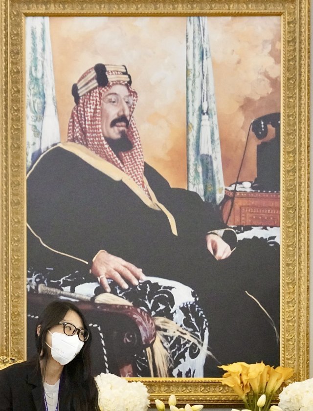 압둘 아지즈 알사우드 초대 사우디아라비아 국왕.