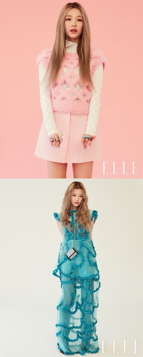 Baek Ji-heon of girl group Fromis 9 released fashion magazine exclusive picture cut.Elle released a part of the pictorial cut with the hotly popular Fromis 9 Baek Ji-heon, which made a comeback with the mini 4th album Midnight Guest (Midnight Guest) on the 17th, winning the top spot on domestic and overseas charts and breaking its own record of the first time ever.This picture shows the bright and healthy energy of Baek Ji-heon, who is 20 years old this year, as well as the excitement about the future.Especially, Baek Ji-heon is the back door that he took a natural picture despite the first fashion picture taken alone.In the public picture cut, Baek Ji-heon showed off the kitsch atmosphere without any hesitation, such as styling that feels the charm and utilizing bold accessories.In addition, he completely digested various concepts from unique eyes to cool appearance.In a subsequent interview, Baek Ji-heon said, I will try a lot of this.I want to challenge MCs and acting personally, he said, adding that he wanted to hold a solo fan meeting or concert for the Frooms 9.In addition, Baek Ji-heon cited the title DM as the most tasted song among the songs in the mini 4th album Midnight Guest.The beat is exciting and bright, but the melody is lyrical and a little bit faint, so it seems more attractive.I want to make such a contradictory charm on stage, he said, expressing his expectation for comeback and activities for about four months.On the other hand, Fromis 9, which belongs to Baek Ji-heon, recorded the highest real-time chart on the Bucks of major domestic music charts immediately after the release of the title song DM, charting all songs from the top 1 to the top 5.The Mini 4th album Midnight Guest has surpassed sales of nearly 50,000 copies in a day after its release, and has continued its record march every day, reaching the top of the record sales charts, Hanter charts, and daily album charts, along with the new record record of the first time ever.