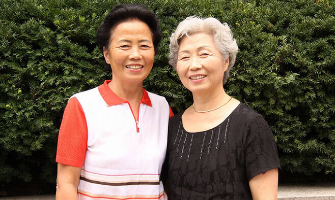 박옥순(70·왼쪽)씨와 언니 박옥남(76)씨의 모습. 사랑의장기기증운동본부 제공