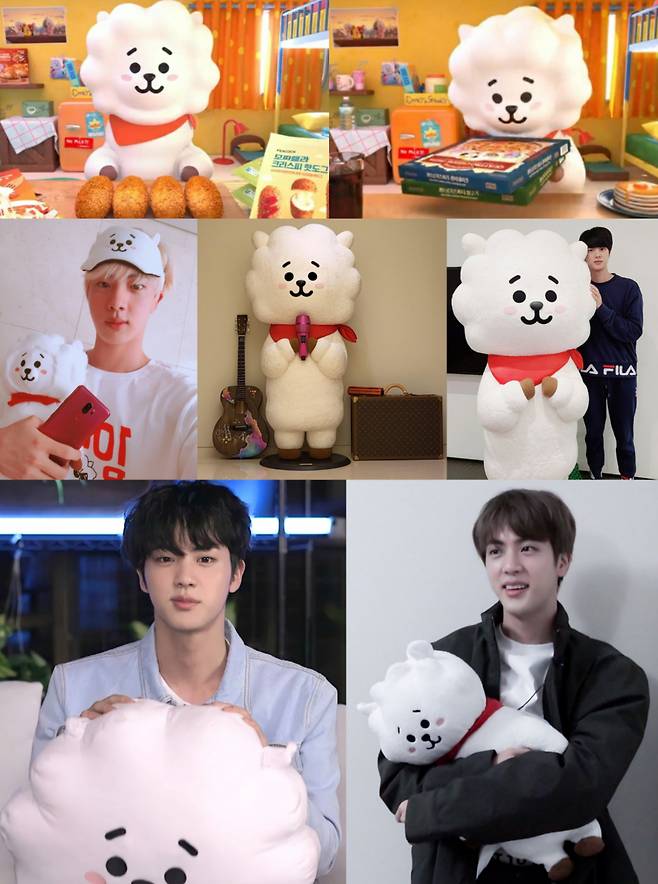 슈퍼스타 부전자전..방탄소년단 진 BT21 알제이 품절, 또 품절
