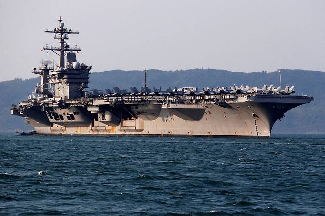 미 해군 항공모함 칼 빈슨호. |로이터연합뉴스