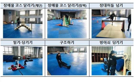 경찰이 새로운 체력검사를 2023년부터 도입해 2026년 전체에 적용한다. 뉴욕 경찰과 흡사한 코스식 시험이다. 남녀 기준도 동일하게 적용한다. 경찰청 제공