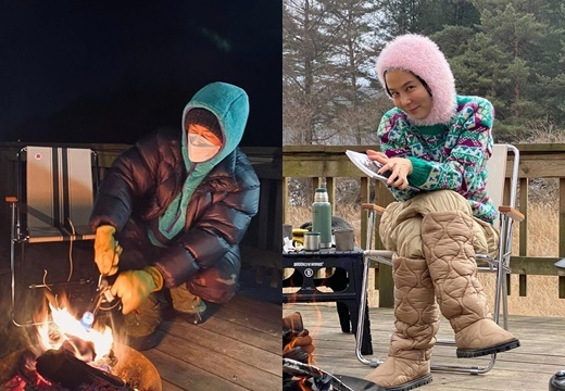 Broadcaster Kim Na-young, 40, caught the eye with a rupstargram.On the 30th, Kim Na-youngs Instagram posted a number of photos with emoticons called .Kim Na-young is seen leaving Camping with openly devoted singer and painter MY Q (real name Yoo Hyun-seok and 40).MY Q also posted a photo of his visit to the same place as Kim Na-young on the 26th.Two cups and MY Q gloves in the photo posted by Kim Na-young catch the eye.Kim Na-young showed off her extraordinary fashion sense in a pink barraclava and colorful patterned knitwear, where padding-based boots give points.The smile on his face reveals happiness.Kim Na-young is born in 2016 and is raising two sons in 2018 and is appearing on JTBC Brave Solo Childcare - I Raise.