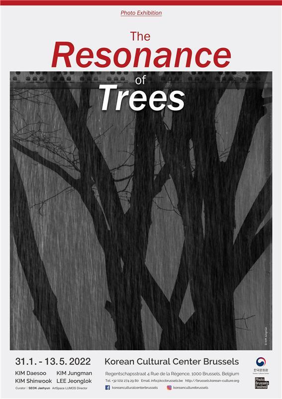 [서울=뉴시스] '나무의 공명(The Resonance of Trees)' 전시 포스터 (사진=벨기에 한국문화원 제공) 2022.01.30. photo@newsis.com *재판매 및 DB 금지