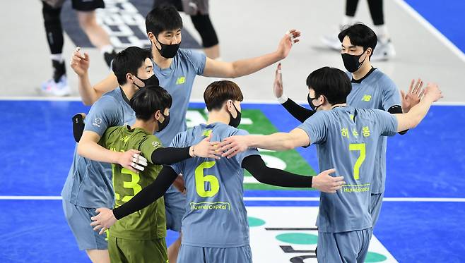 현대캐피탈 선수들. 사진제공=KOVO