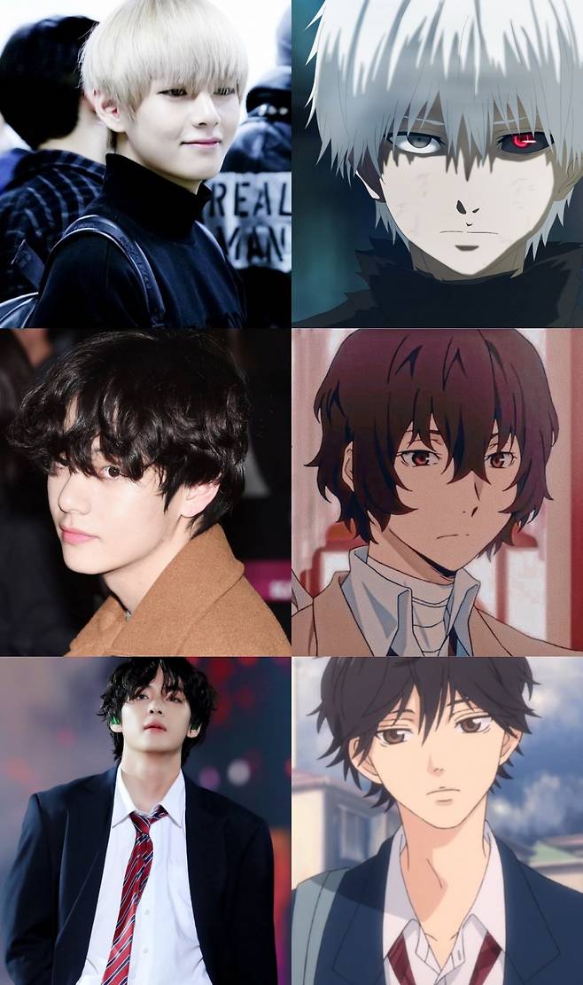 '진격의 태형' 방탄소년단 뷔, 싱크로율 100% 애니 캐릭터는?