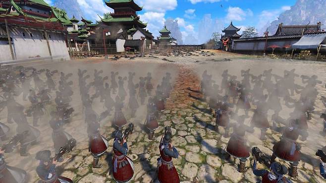 진한 화약냄새 가득~