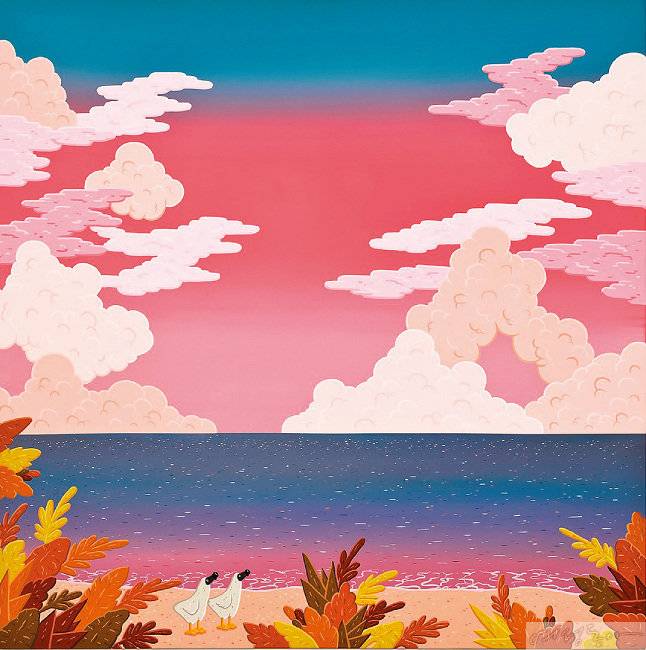 Sunset beach, 2021년 作