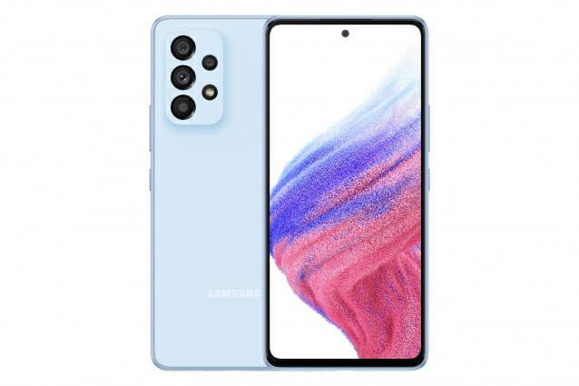 삼성 갤럭시 A53 5G 어썸 블루(사진=삼성전자)