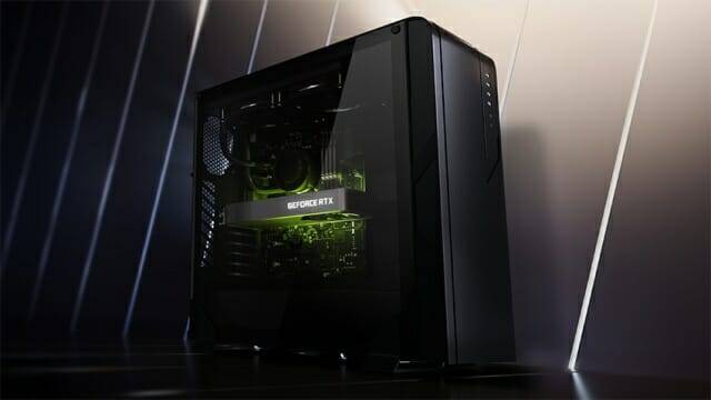 그래픽카드 가격 하락에 대한 판매자와 일반 소비자의 의견은 엇갈린다. 사진은 지포스 RTX 3060 탑재 PC. (사진=엔비디아)
