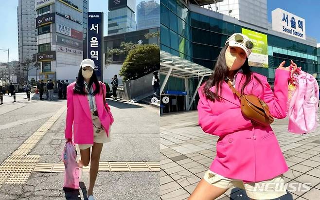 Lee Hye-Yeong posted two photos on Instagram on the 2nd, along with an article entitled Cherry Blossom Tour!In the photo, Lee Hye-Yeong poses playfully in a colorful pink jacket in front of Seoul Station.In the post, the netizens responded that pink is springing, pink pink is  and colorful pretty sister.Meanwhile, Lee Hye-Yeong remarried a businessman of 2011 older years; she appeared in MBN entertainment Doll Singles 2 which ended in January.