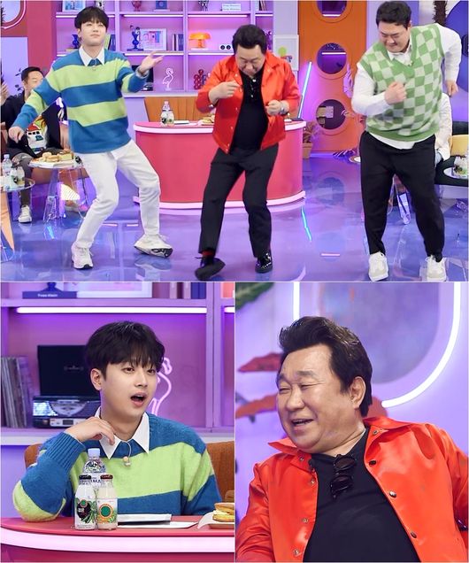 Immortal Songs: Singing the Legend MC Lee Chan-wons trance Blood Diamond step trilogy was captured.KBS2TV Immortal Songs: Singing the Legend, which is broadcasted at 6:10 pm today (9th day), is decorated with Ummer No. 1 Special.Lim Ha-Ryong, Shim Hyung-rae, Oh Jae-mi, Kim Hak-rae, Lee Bong-won, Lim Mi-sook and Lee Kyung-ae, who led the golden age of KBS Legend comedy program Yumer No. 1, will appear.They will make viewers rob not only the stage of fantasy but also the colorful gesture.Among them, MC Lee Chan-wons brilliant dance skills are revealed and catch the eye.The released still shows Lee Chan-won, who is catching up with the trademark Blood Diamond Step of the comedy godfather Lim Ha-Ryong.Lee Chan-won, in particular, is perfectly using the Blood Diamond step with a passionate movement that seems to be separated from the upper and lower body.Lim Ha-Ryong expressed his extraordinary pride in the Blood Diamond step, which was a popular dance in the nation, saying, I developed dance in Seoul and made it popular all over the country.Lee Chan-won is the back door of Lim Ha-Ryongs diligent follow-up and show off his sensual steps.Lee Chan-wons trance dance will be released on KBS2TVs Immortal Songs: Singing the Legend, which is broadcasted at 6:10 pm today.In addition, you can meet the stage of impression with memories of Legend comedians.On the other hand, Immortal Songs: Singing the Legend, which is the number one TV viewer rating for 19 consecutive weeks and the number one Saturday entertainment program, is created every Saturday at 6:10 pm on KBS2TV