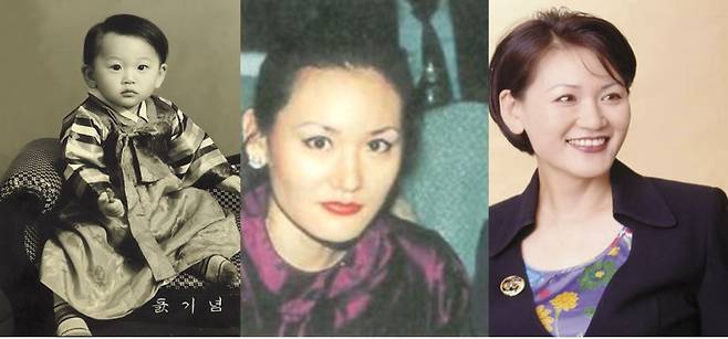 주선희 교수는 자신의 얼굴 사진 3장을 보여 주며, 외부 강의를 활발히 다니던 46세 때 사진(오른쪽)이 인상학적으로 볼 때 가장 인상이 좋다고 자평했다.