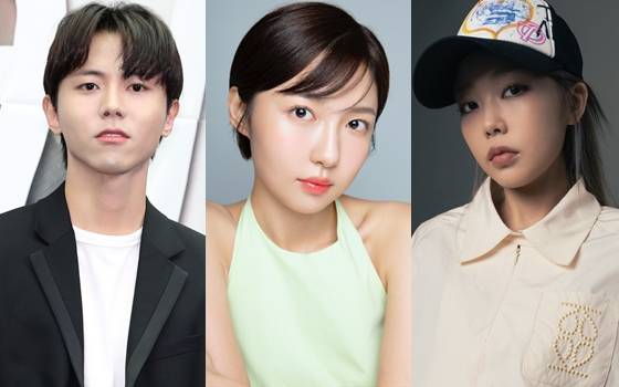 주우재, 주현영, 미노이./사진=이기범 기자 leekb@(사진 맨 왼쪽부터), AIMC, 이큐엘(EQL)