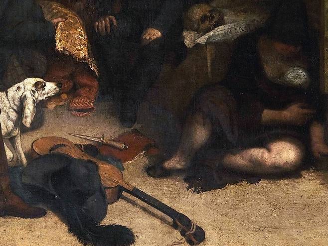 귀스타브 쿠르베, 화가의 작업실 : 화가로서의 7년 생활이 요약된 참된 은유(일부), 1854~1855, 361 x 598 cm