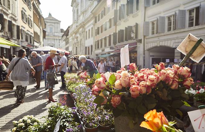 700년 전통의 솔로투른 장터