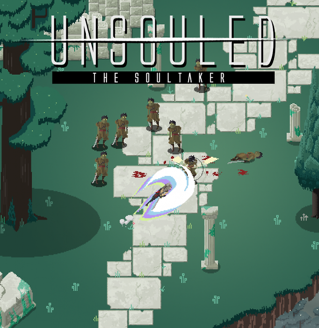 도트풍 그래픽이 돋보이는 언소울드. 네오위즈