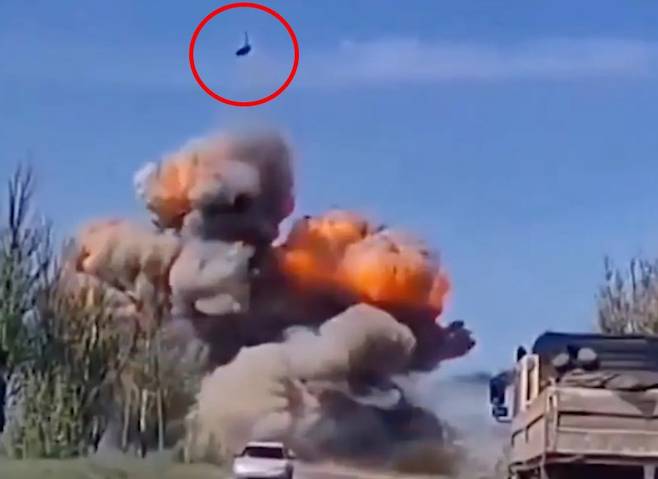 블랙박스에 담긴 러시아 탱크의 폭발 순간