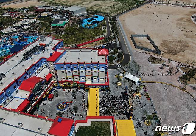 지난 5일 춘천 레고랜드 개장식 당시 모습.(뉴스1 DB)