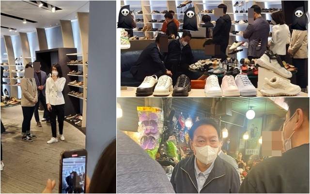 윤석열 대통령 부부가 구매한 신발 바이네르 브랜드 홈페이지에 접속자가 몰리며 먹통이 됐다. /온라인 커뮤니티 갈무리