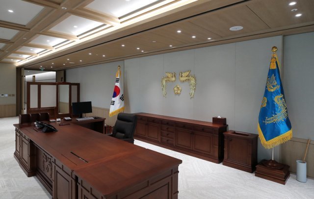서울 용산에 새로 마련된 대통령 집무실. 2022.5.10 대통령실사진기자단