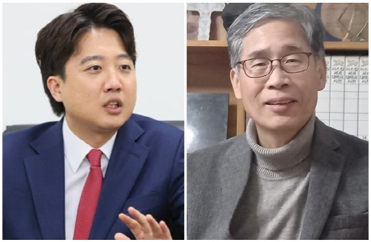 이준석(왼쪽) 국민의힘 대표와 신평 변호사. <신평 페이스북, 연합뉴스>