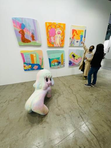 싱가포르 야부즈갤러리가 전시한 Yeo Kaa의 작품들.