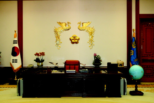 청와대 대통령 집무실(사진=아라크네).