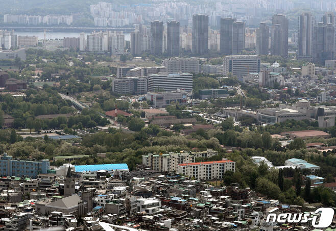 서울 도심 자료사진 2022.5.11/뉴스1 © News1 구윤성 기자