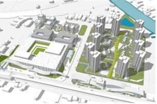 ▲ 부산 강서구 강동공공주택지구 조감도의 모습.