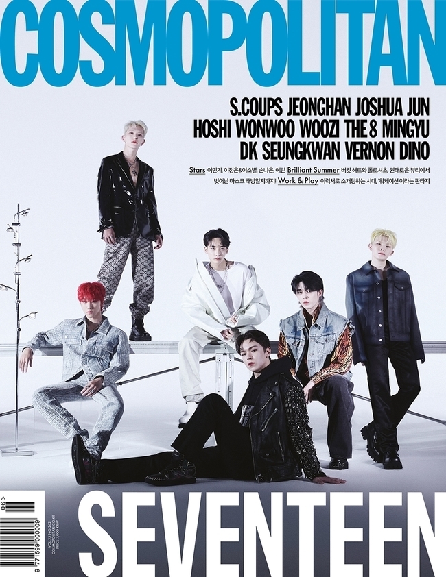 Group Seventeen (Escuops, Junghan, Joshua, Jun, Hosi, Wonwoo, Uji, Diet, Kim Mingyu, DK, Boo Seungkwan, Vernon and Dino) single-handedly covered the fashion magazine.Cosmopolitan released its cover of the June issue, which is full of 13-color full-length charm of the non-alternative K-pop leader Seventeen, on May 16, sparking a comeback for Regular 4th album Face the Sun, which will be released on the 27th.In the June issue of Cosmopolitan, which was based on the concept of Mysterious Mood at Night and Dawn, a variety of suit styling events showed off their unique charm by decorating the group and unit covers.Seventeen in the group cover caught the eye with an aura that spewed out from the achromatic color, and the unit cover created a deeper atmosphere.In an interview, Seventeen told us about his current interests and plans for the future. Regular 4 is very different from our usual feeling of refreshing.Especially, when you listen to the title song HOT (hot), you will think that there is this aspect of Eventeen. Leader Scoops also expressed his aspirations on behalf of the team, saying, I want to announce more events through the World stage than now, and I want to try the Billboard first place coolly.The members also expressed their love for fans, saying, I want to do a world tour soon, and I want to show our stage to the carats (fandom names) in World as soon as possible.