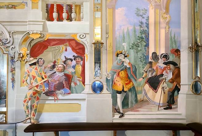 체스키크룸로프 성 가면무도회 그림