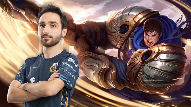 사진=LOL ESPORTS 공식 SNS, 이스탄불 와일드캣즈 탑 라이너 '스타스크린'의 가렌