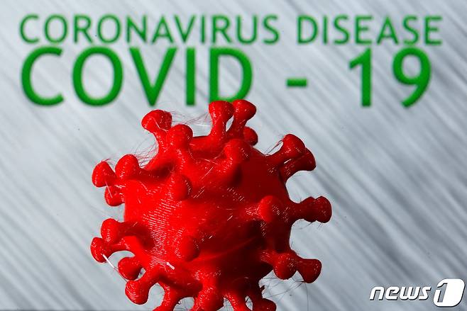 신종 코로나바이러스 감염증(코로나19) 모형도. © 로이터=뉴스1 © News1